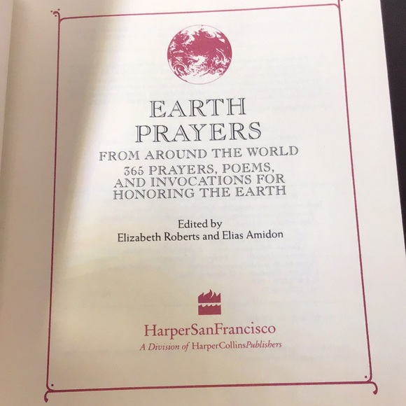 Earth Prayers book From Around the World Edited by E Roberts & E Amidon 1991 - Picture 7 of 16